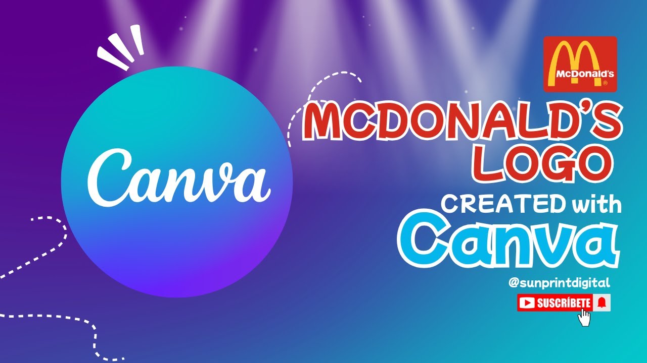 McDonald&rsquo;s logo recreation made in @canva a