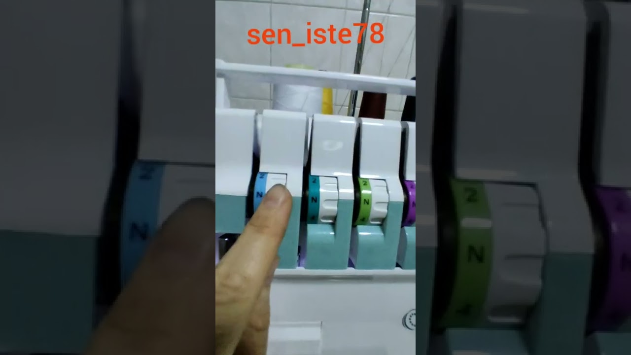 Kiwi Overlok Makinası 4 İplik Surfile ve Overlok Dikiş Ayarları