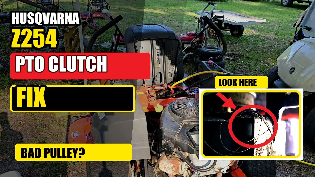 Electric PTO Clutch on Husqvarna Z254