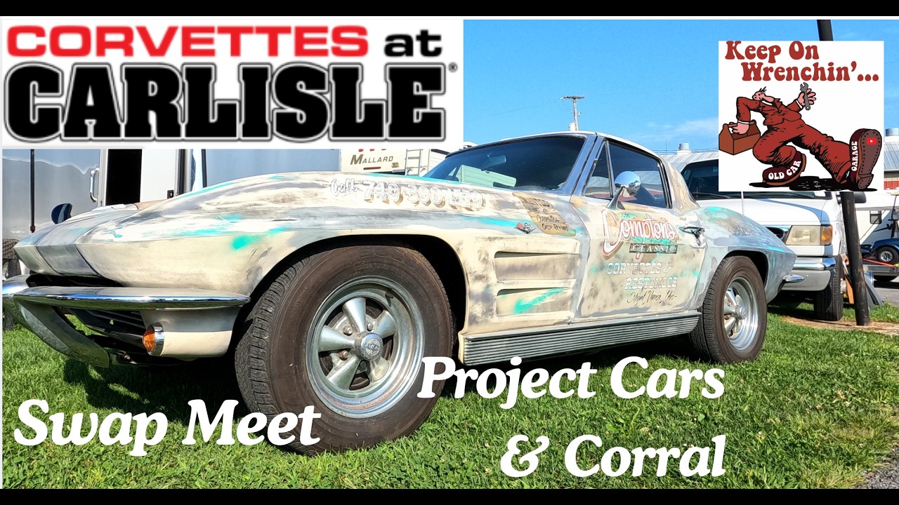 Corvettes at Carlisle: барахолка, проекты на продажу и площадка с автомобилями