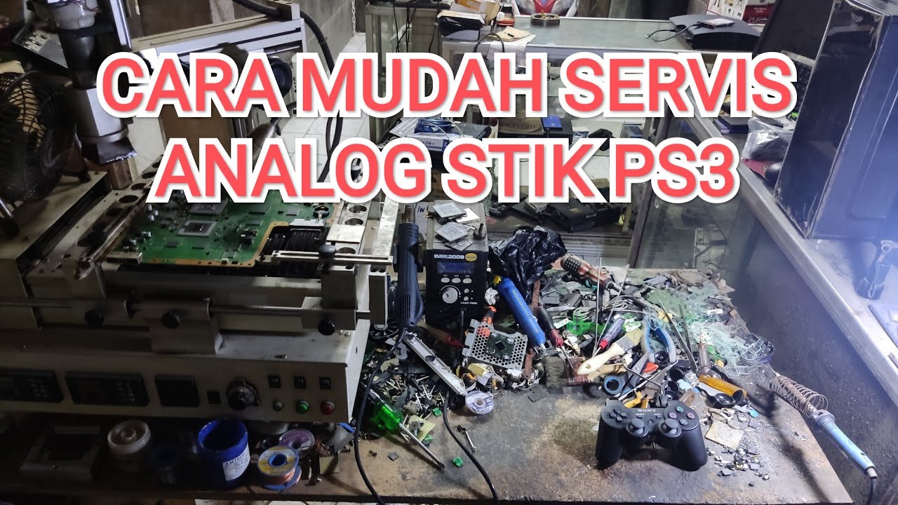Cara simple servis analog stik ps3 wirelles