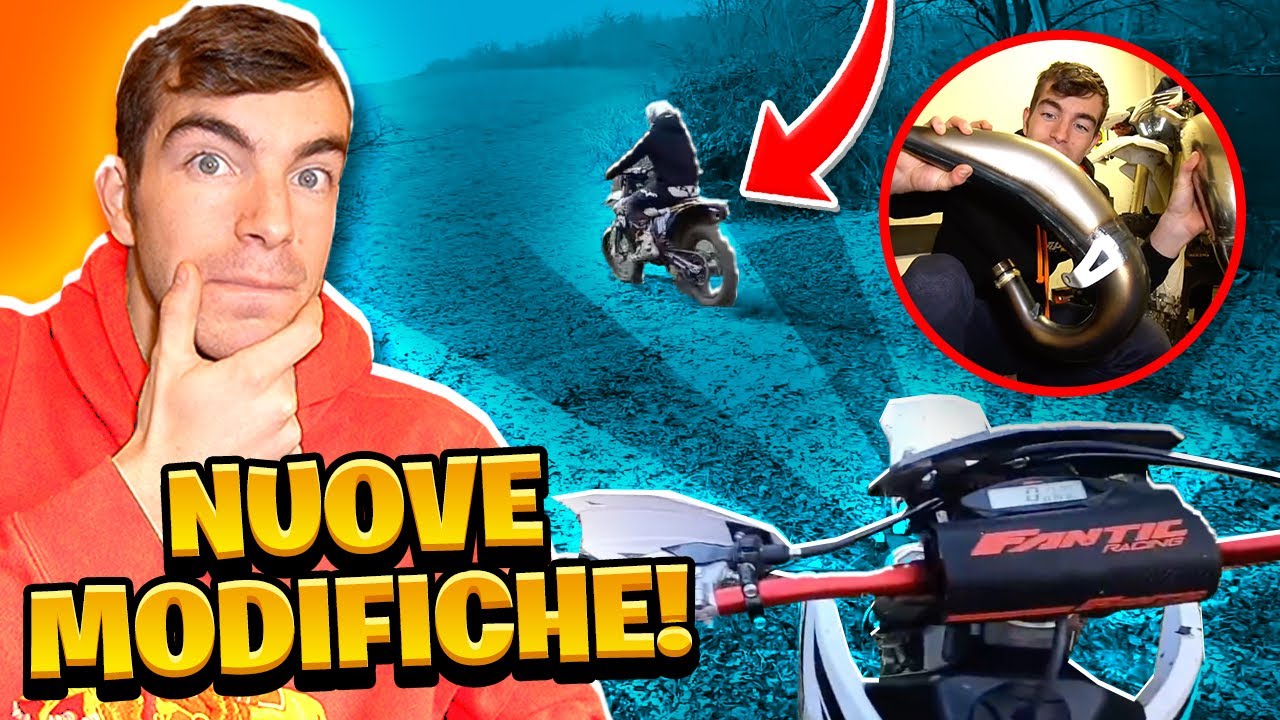 MODIFICHE AL FANTIC XE 125cc 2 Tempi!