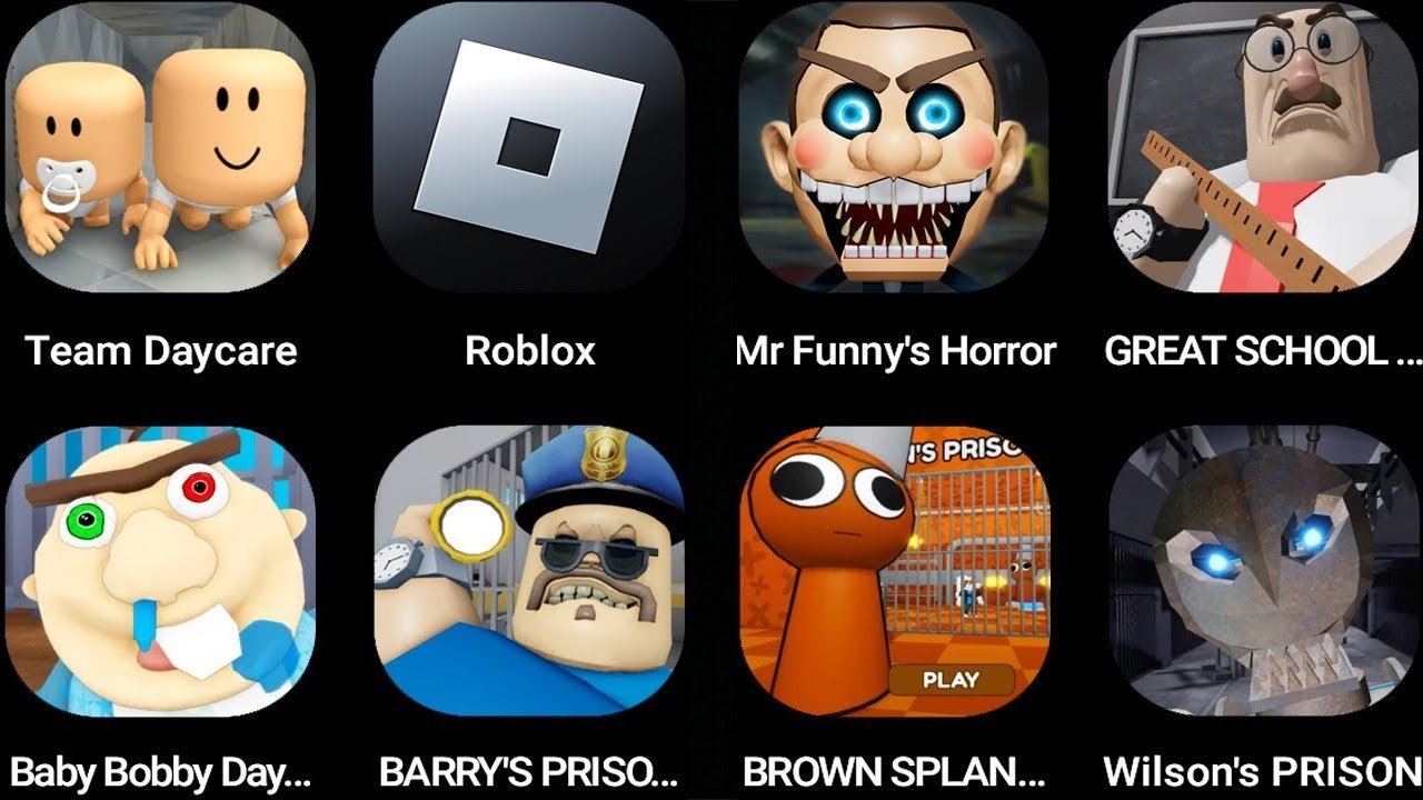 ROBLOX,Escape Baby Bobby Daycare!,Escape Bob the Dentist!,ESCAPE EVIL STEPDAD!,ESCAPE EVIL GRANDMA