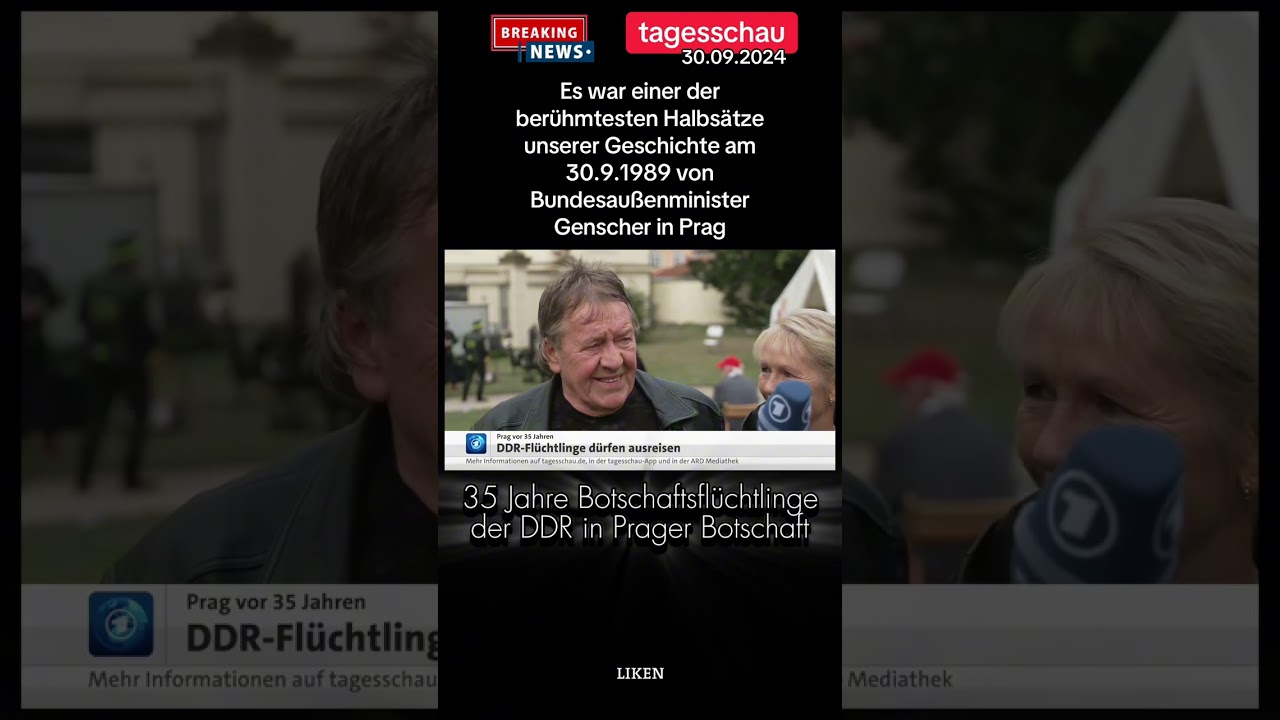 35 Jahre Botschaftsfl&uuml;chtlinge der DDR in Prager Botschaft