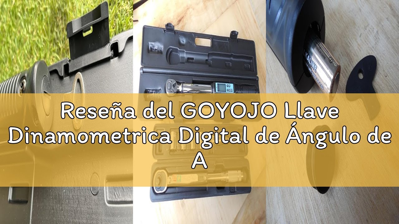 Reseña del GOYOJO Llave Dinamometrica Digital de Ángulo de Alta Precisión Versátil de 1/4 3/8 1/2 Ca