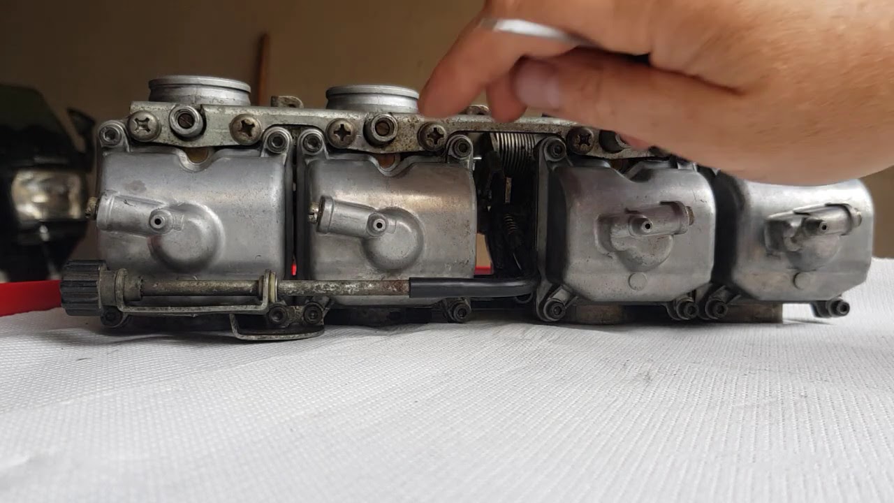 Keihin CVK32 GPZ600 Carburetor  Standard fuel/air ratio screw setting