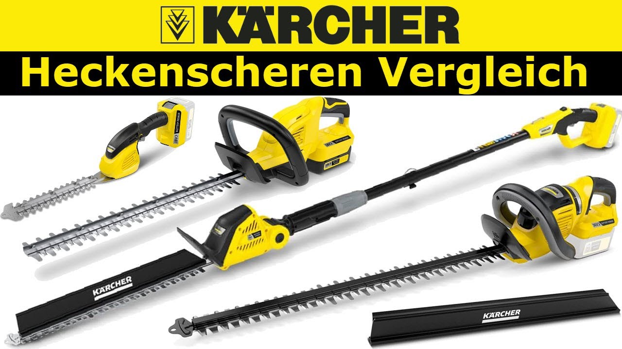 Kärcher Akku-Heckenscheren Test - Alle Heckenschneider im Vergleich