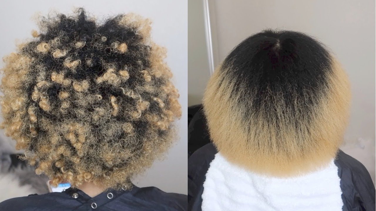 VERY DETAILED Blowdry + Trim On Natural Hair #SalonWork