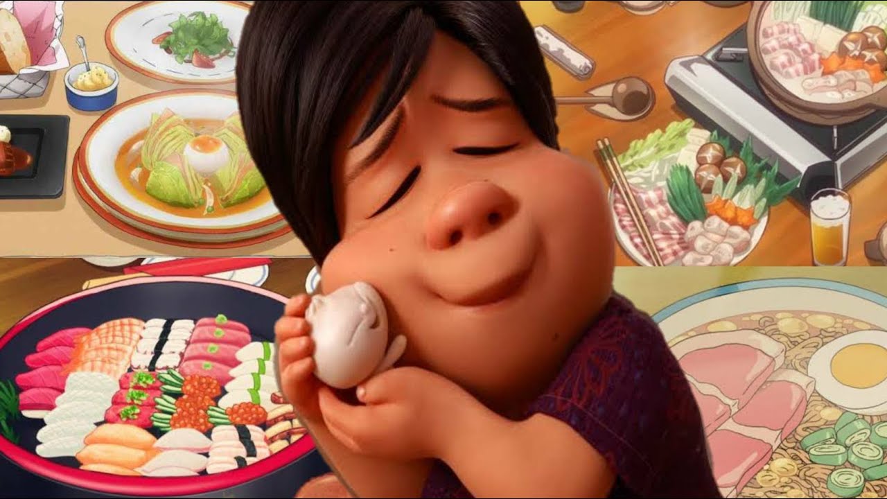 アニメ飯【最高の瞬間】まるでわんこそば！？お腹満腹アニメ飯【Aime Food】