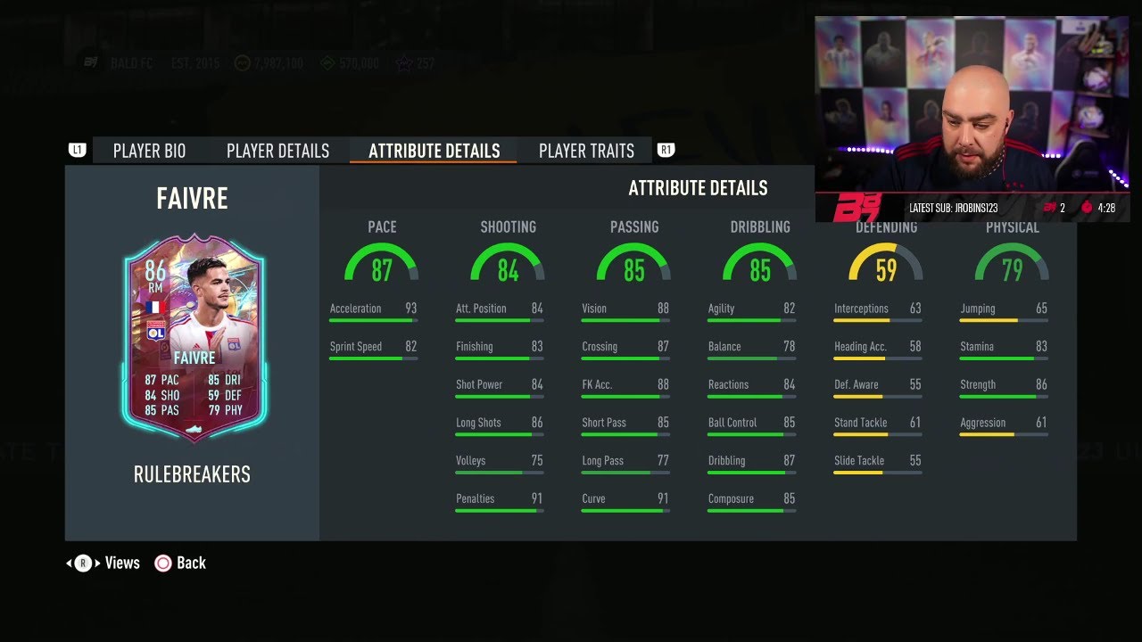 Bateson87 reacts to Rulebreakers Faivre SBC