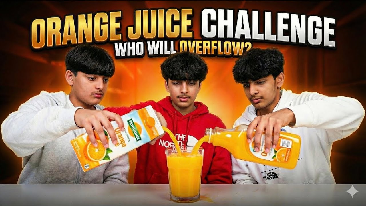 FIRST TO SPILL ORANGE JUICE DOES CRAZY PUNISHMENT ***MUST WATCH***