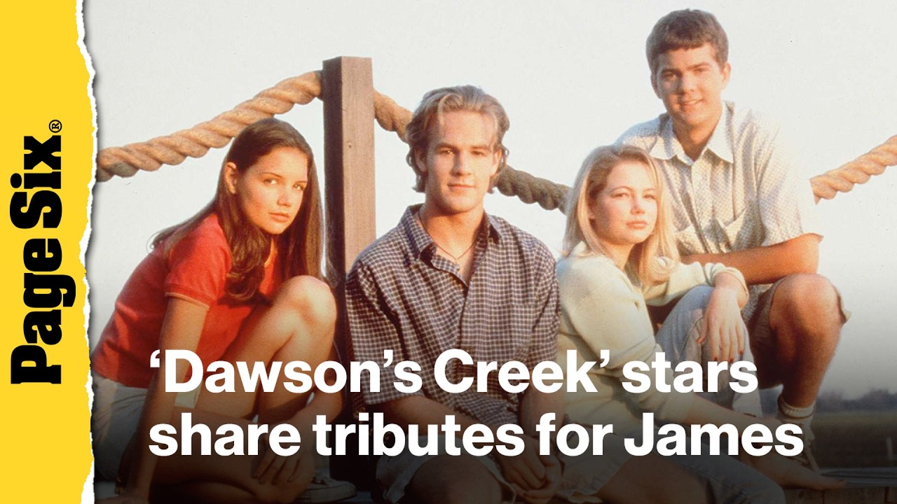 Katie Holmes and 'Dawson's Creek' cast share tributes to James Van Der Beek