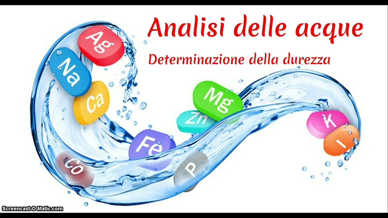 Determinazione della durezza dell'acqua