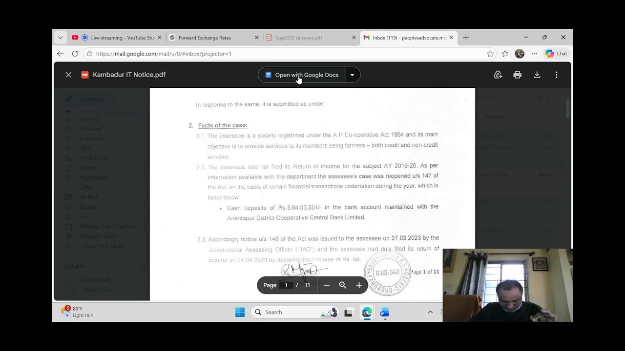 AFM Questions by Advocate Sreemannarayana Mallela, M.Com., LL.M.