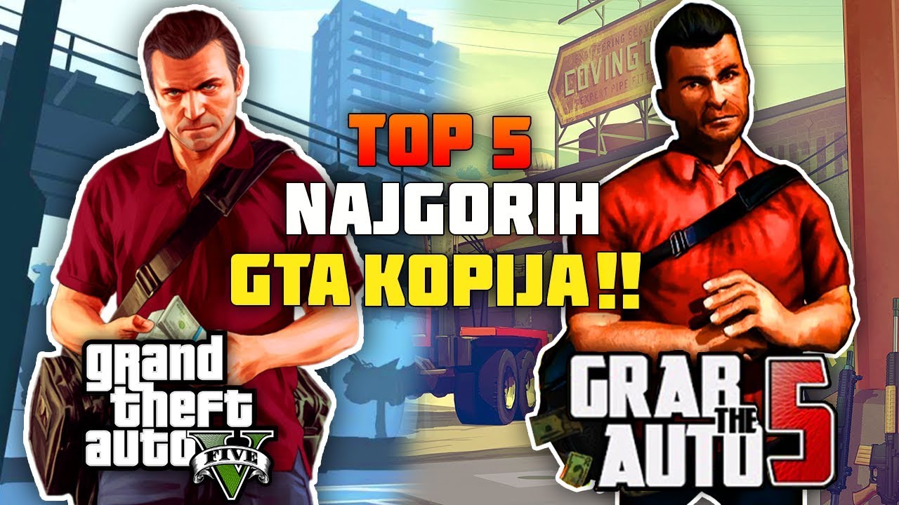 TOP 5 Najgorih GTA Kopija!!