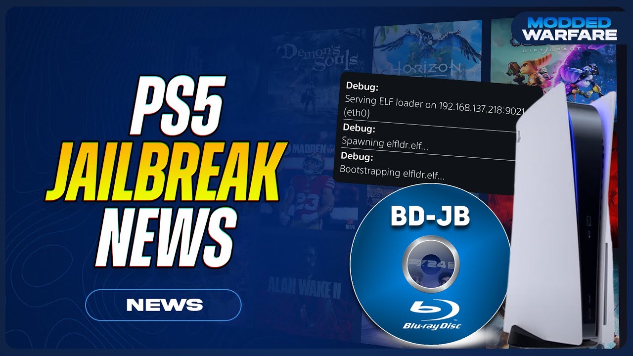 Новости джейлбрейка PS5: выпущен BD-J Elf Loader, поддержка 5.xx kstuff, смена аватара и многое д...
