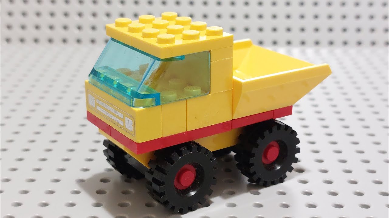 ASMR Lego How to make an Easy Mini Dump Truck Tutorial Moc
