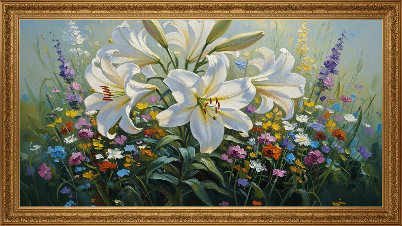 Timeless Spring Blossom Canvas | Relaxing Decorative Art Display