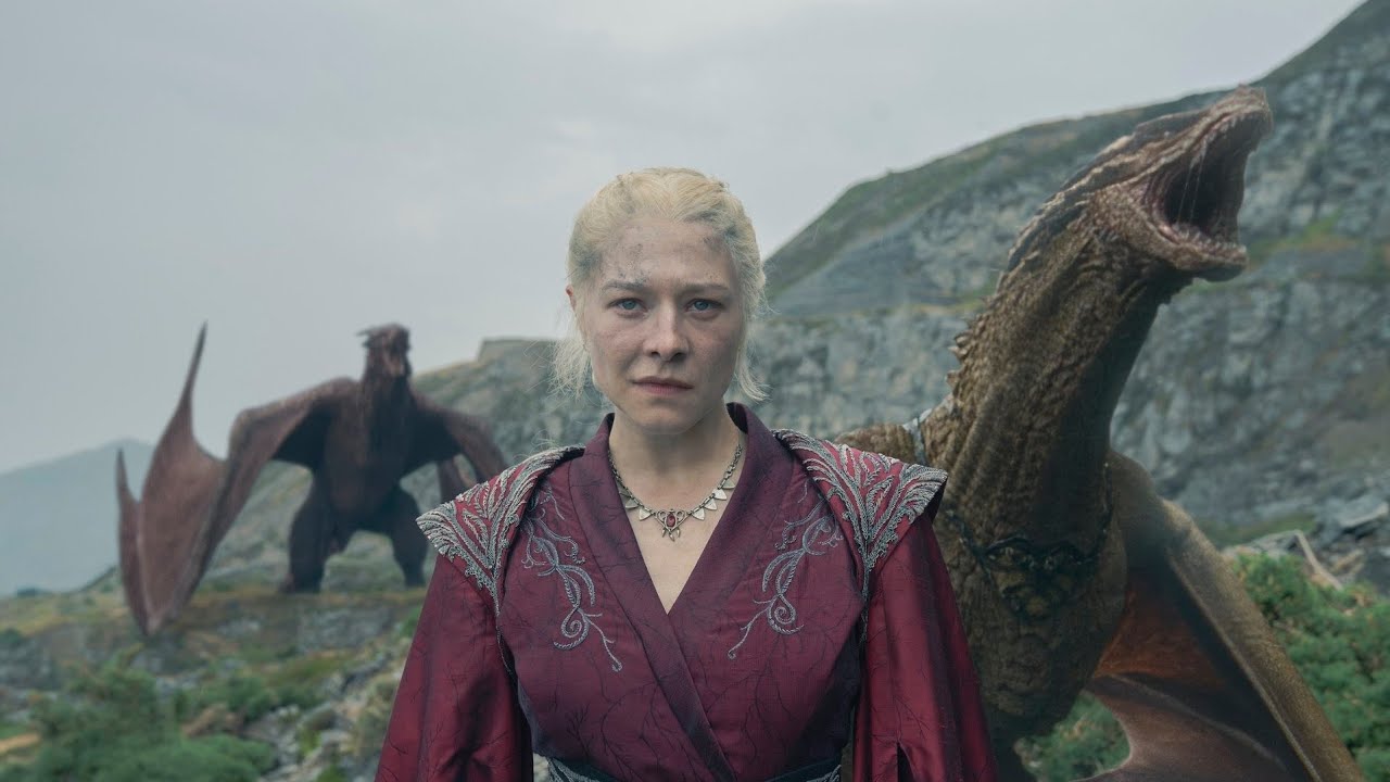 Aemond foge ap&oacute;s ver Rhaenyra cercada por 3 drag&otilde;es | Casa do Drag&atilde;o Epis&oacute;dio 7