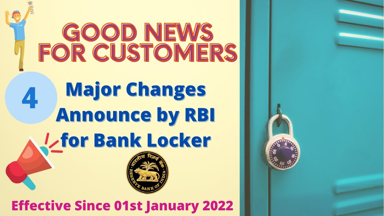 Major locker changes by RBI | Fixed Deposit for Locker | Bank liability for Locker W.E.F Jan 1, 2022