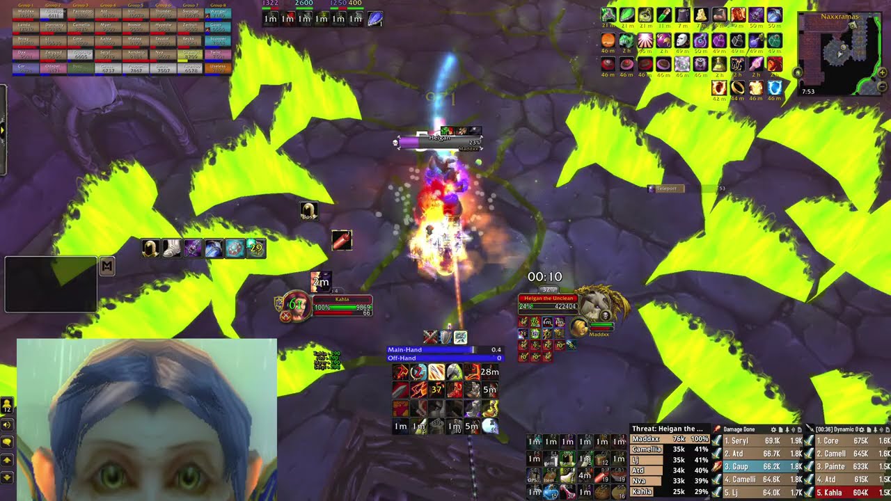 [Eternal] WORLD RECORD Naxxramas Speedrun 37:38 WoW Classic Anniversary - Fury Warrior PoV