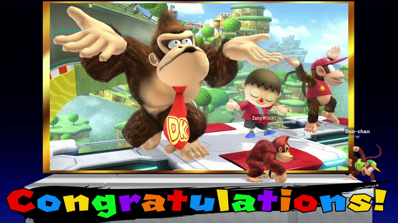 Super Smash Bros Wii U: Co-op Classic 9.0 w/ Donkey & Diddy Kong
