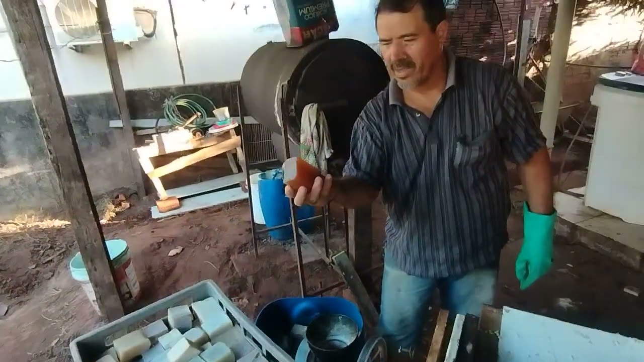 Minha máquina de moer meus sabão em pó! sabão caseiro (preparado 100% em casa)