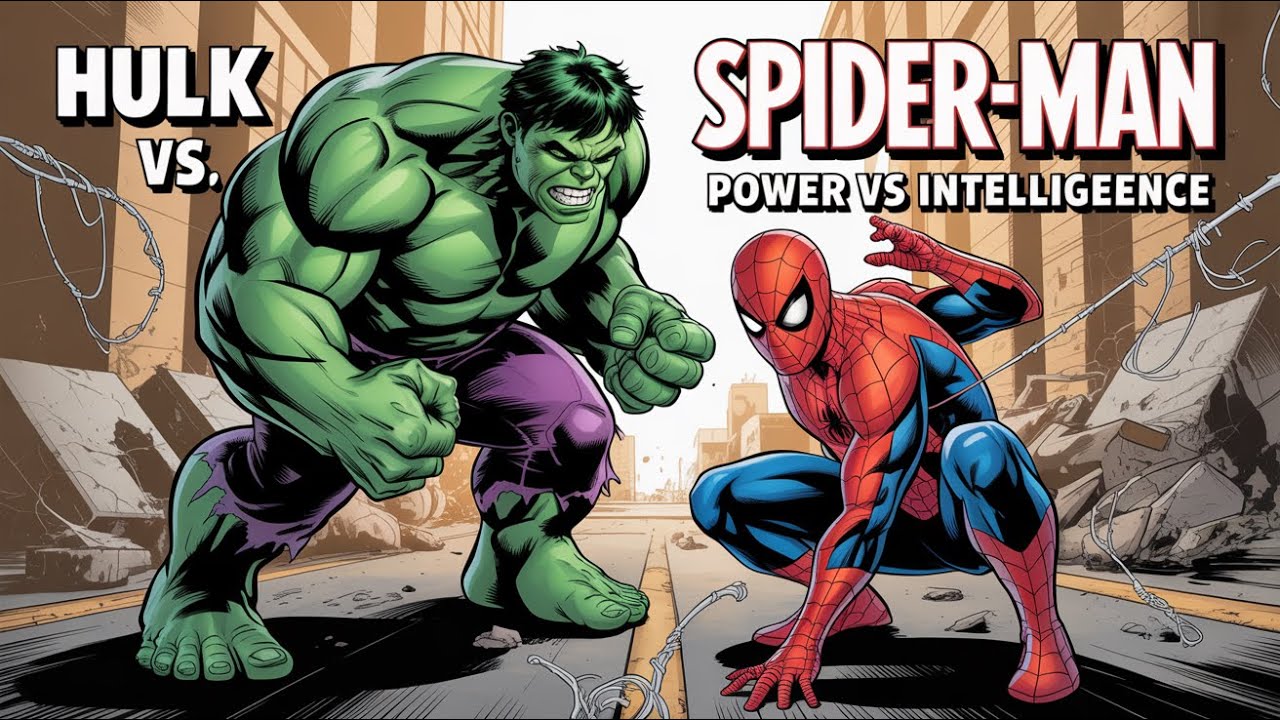 Hulk and Spider-Man – Clash of Power and Intelligence
