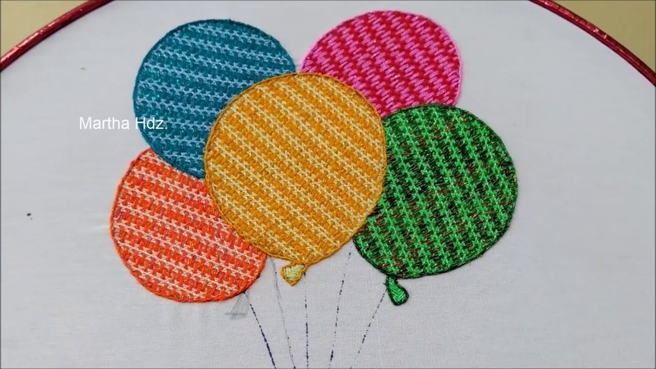 Bordado Fantasía Globos Bebé