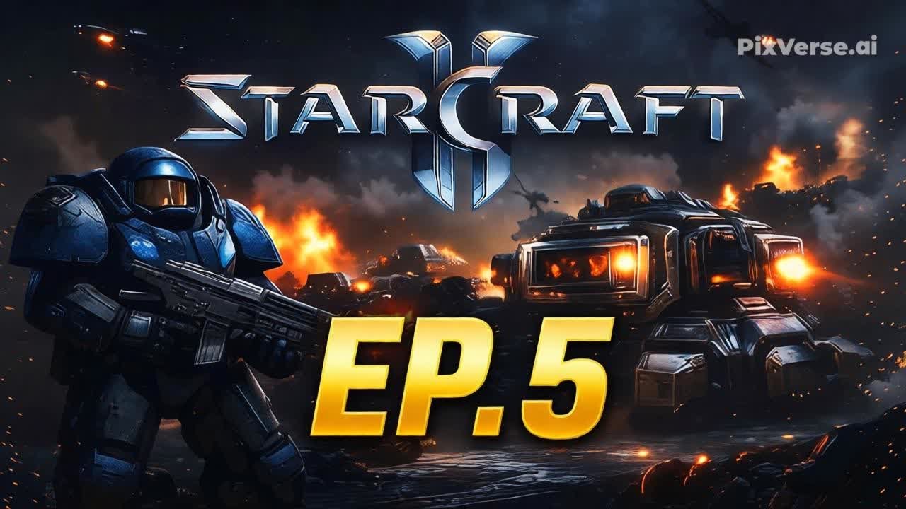 StarCraft Terran campaign Hard mode ep 5 II I made a terible mistake