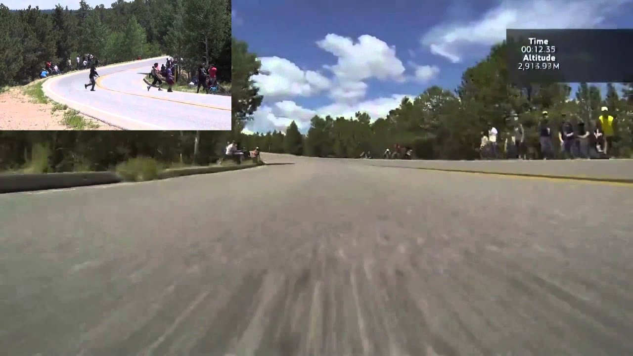 Pikes Peak 2013 Sebastien Loeb close call with spectators!!