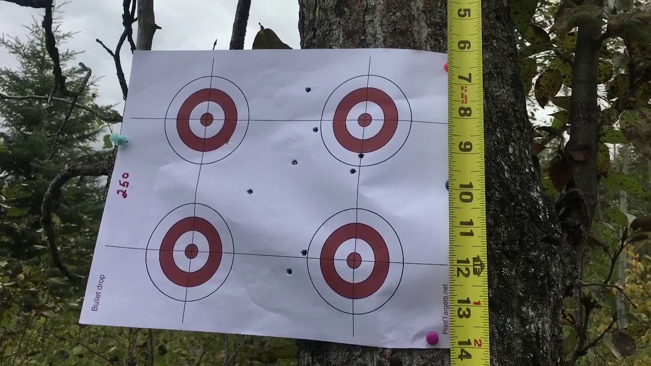 .17 WSM 150 ярдов. Нулевое снижение траектории пули. 250 ярдов