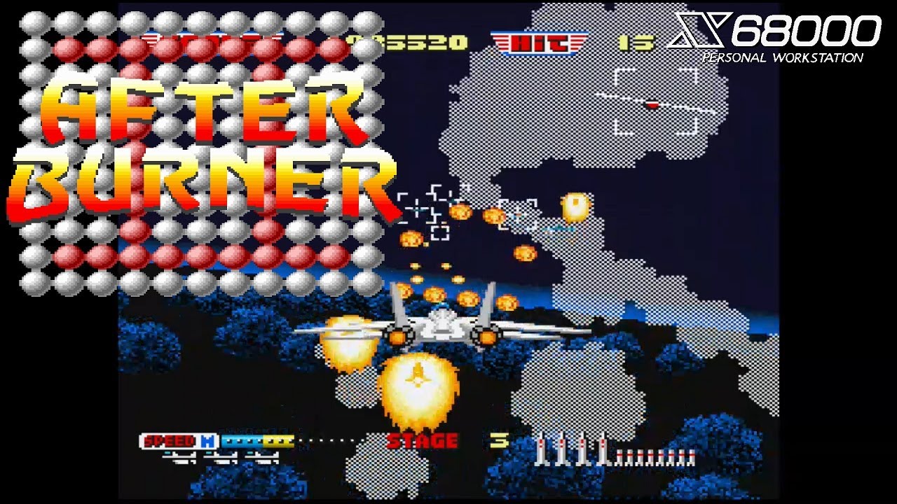 【X68000 / 実機】アフターバーナー / After Burner・17面まで
