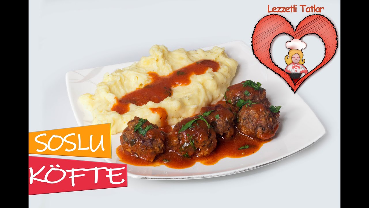 Soslu Köfte ve Patates Püresi Tarifi