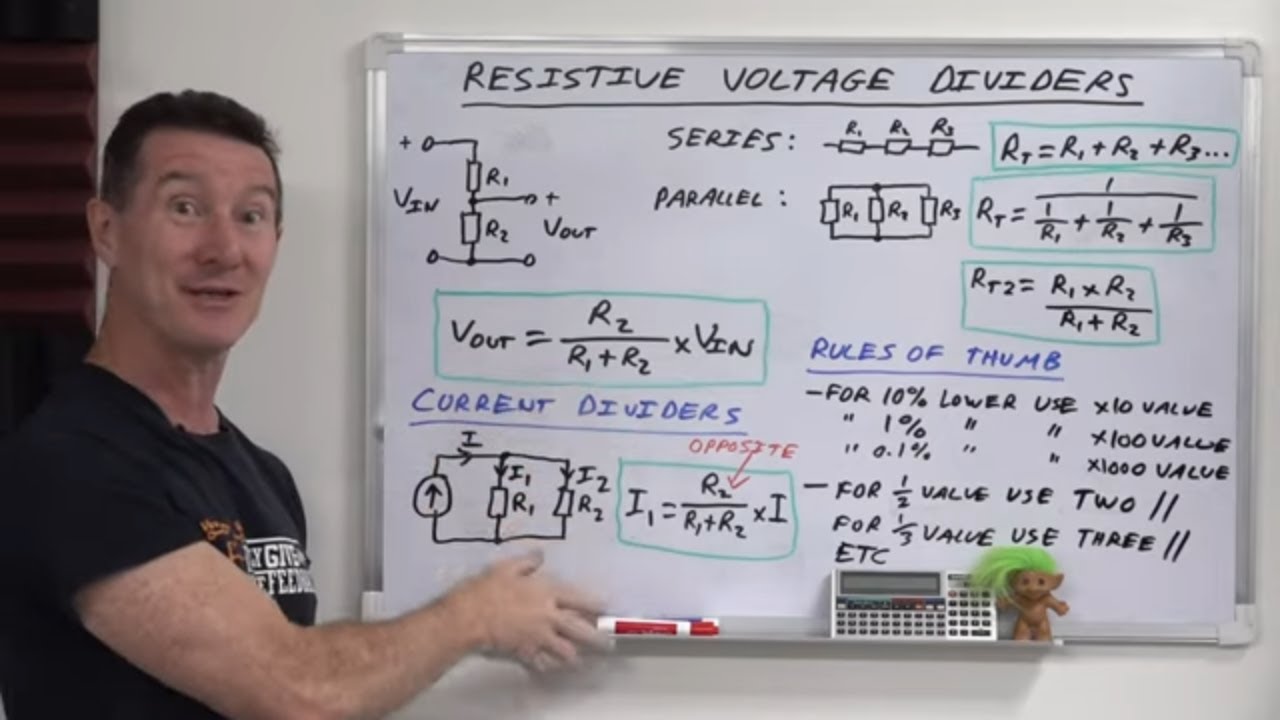 EEVblog 1399 - DC Fundamentals Part 3: Voltage Dividers
