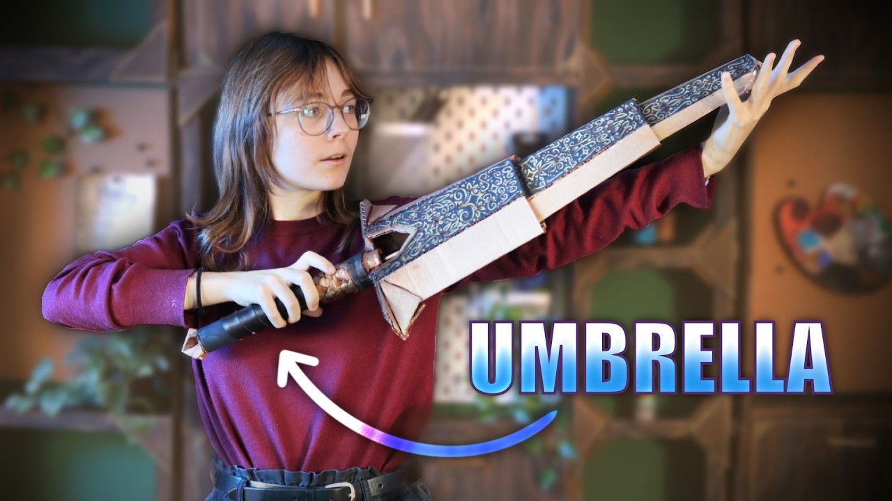 I turned an UMBRELLA into a SWORD