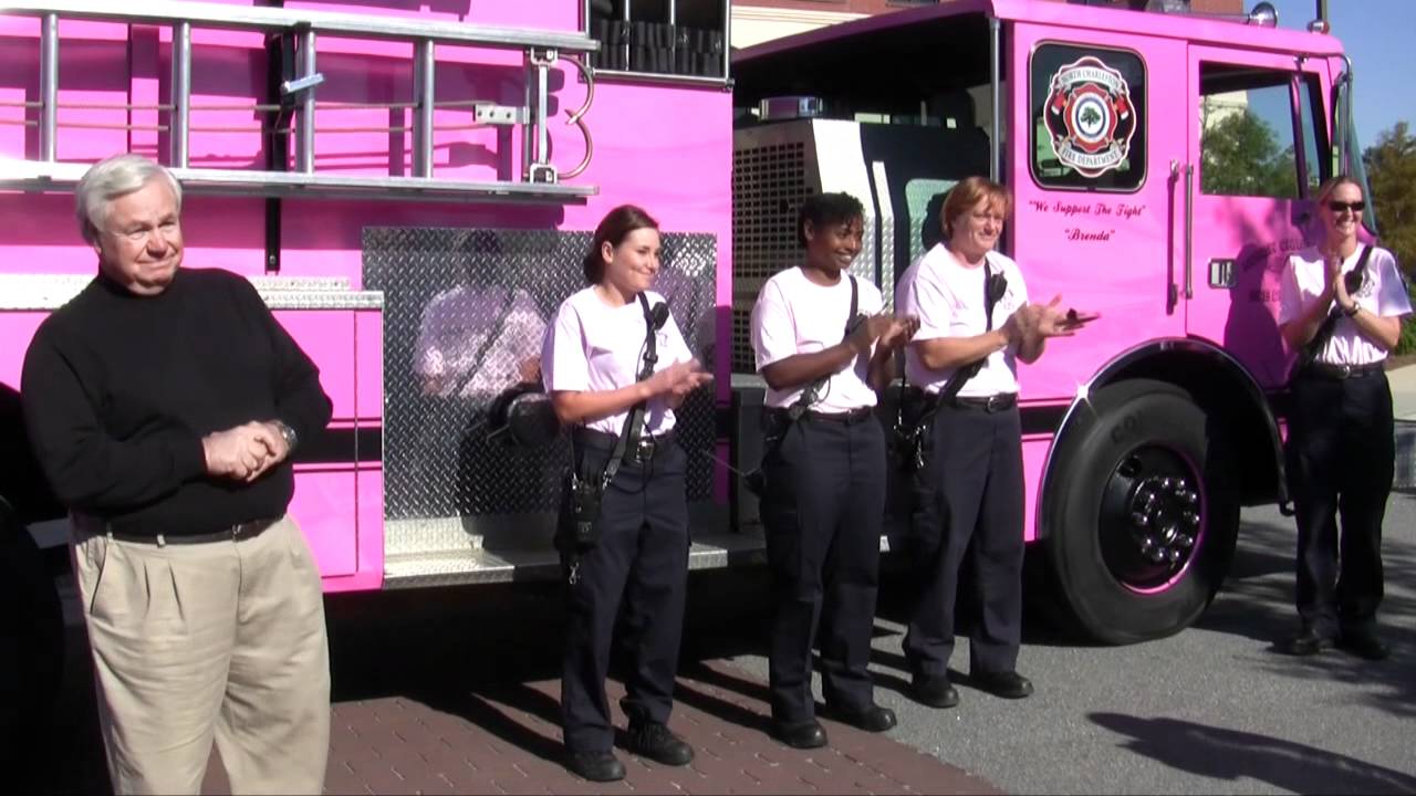 North Charleston unveils Pink Fire Truck