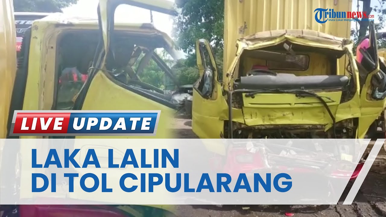 Truk Boks Berkecepatan Tinggi Tabrak Kendaraan di KM 91 Tol Cipularang, Sopir & Kernet Patah Kaki