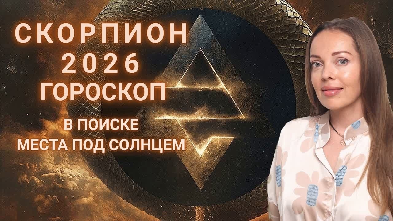 Скорпион - гороскоп на 2026 год. В поиске места под Солнцем