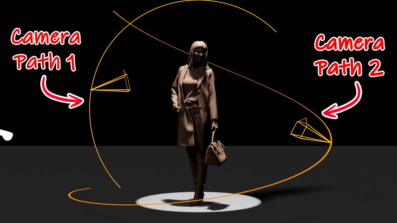 Follow MULTIPLE Paths | Easy Camera Trick In Blender | Advanced Follow Path Constraint