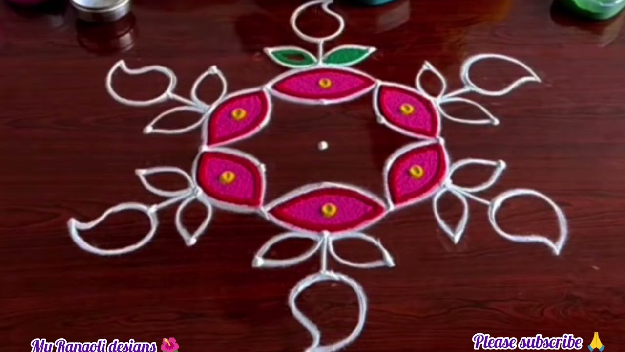 🪔🌺Ugadi special rangoli designs 7*4dots festival rangoli designs Ugadi panduga 🪔🌺 rangoli 