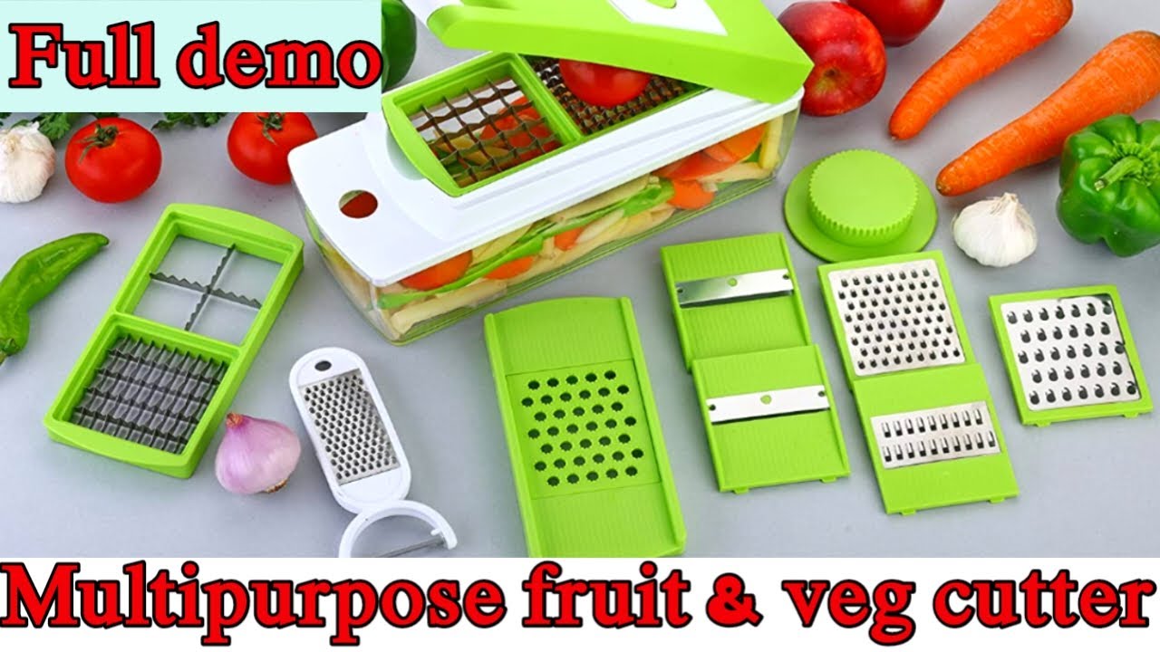 Ganesh Quick dicer unboxing, review & full demo /multipurpose vegetable & fruit chopper in telugu