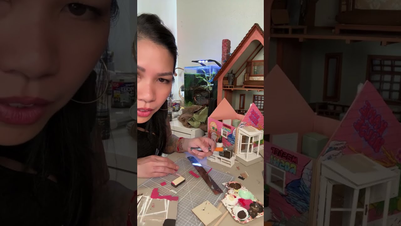 Crafting with Phebe is live! DIY miniature dollhouse builds