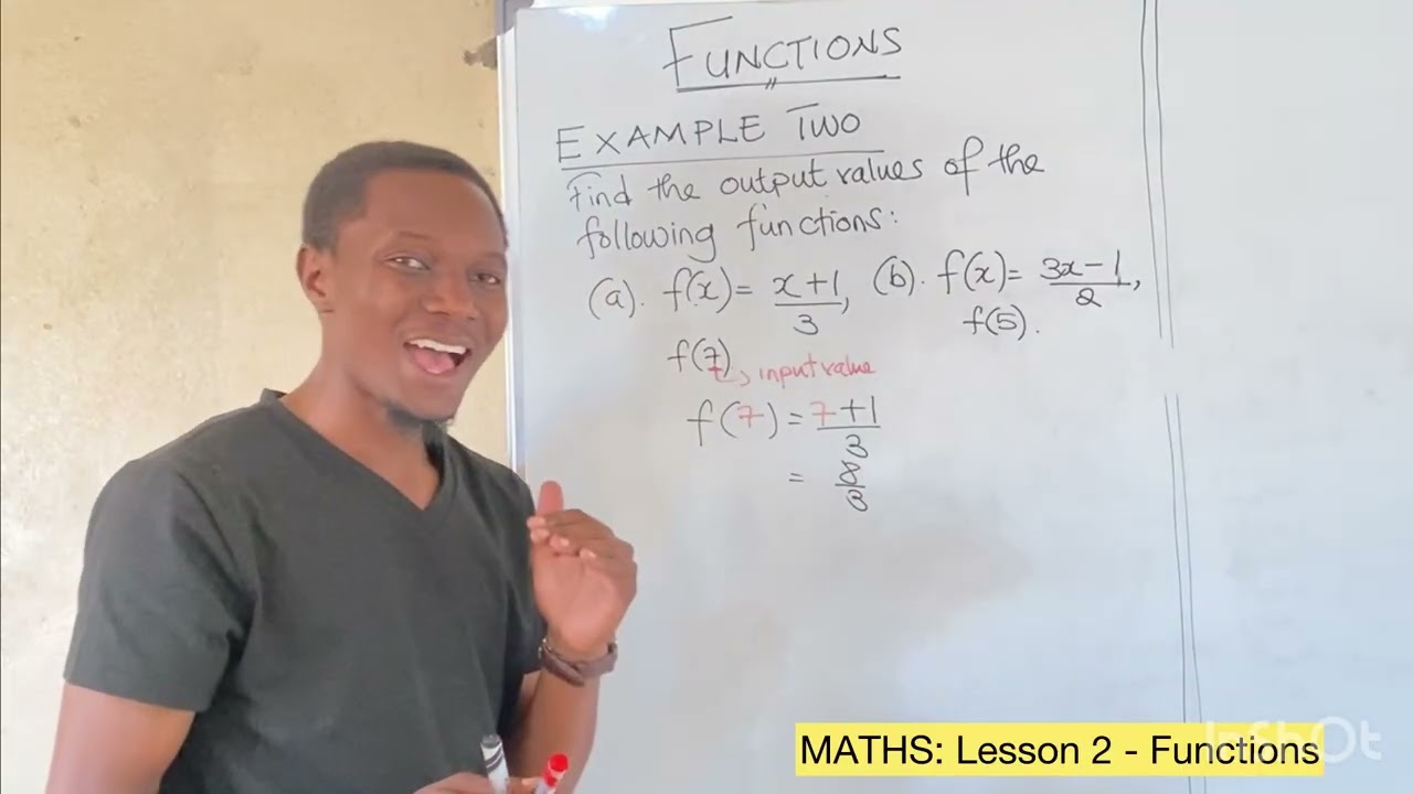 MATHEMATICS - Lesson 2: Functions