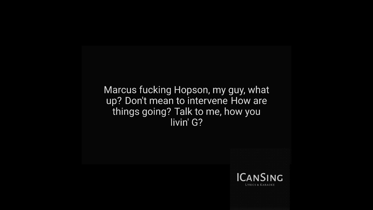 Hopsin - Alone With Me (Lyrics)