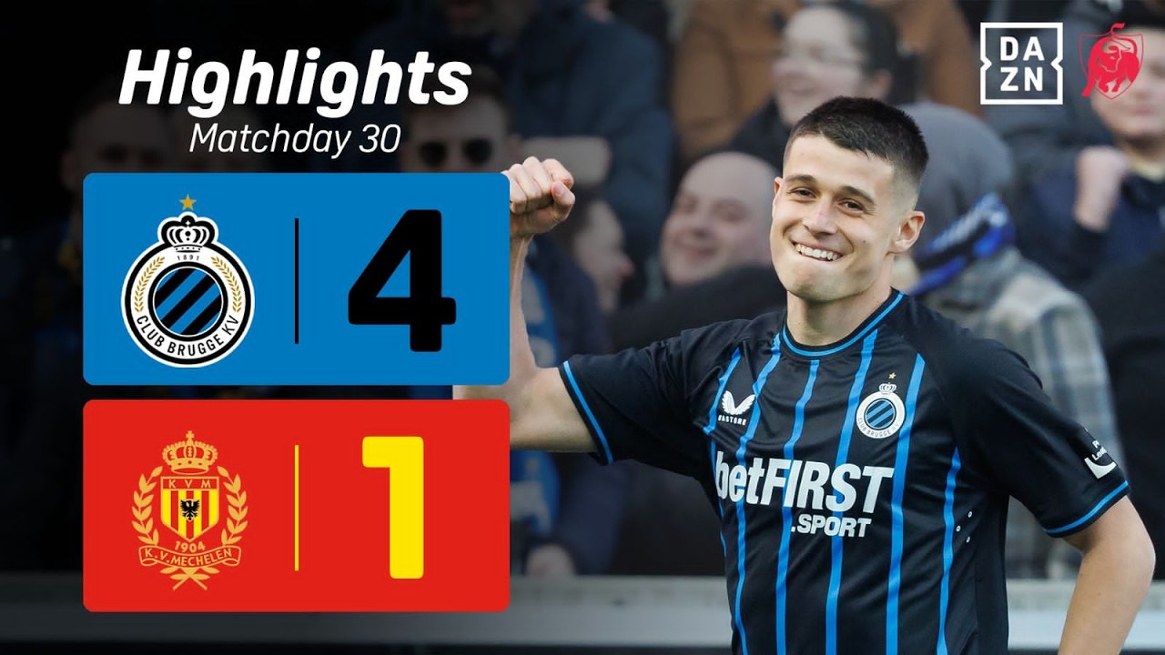 Club Brugge wint de generale repetitie voor de Champions&rsquo; Play-offs. 🔵⚫️ | Club Brugge - KV Mechelen