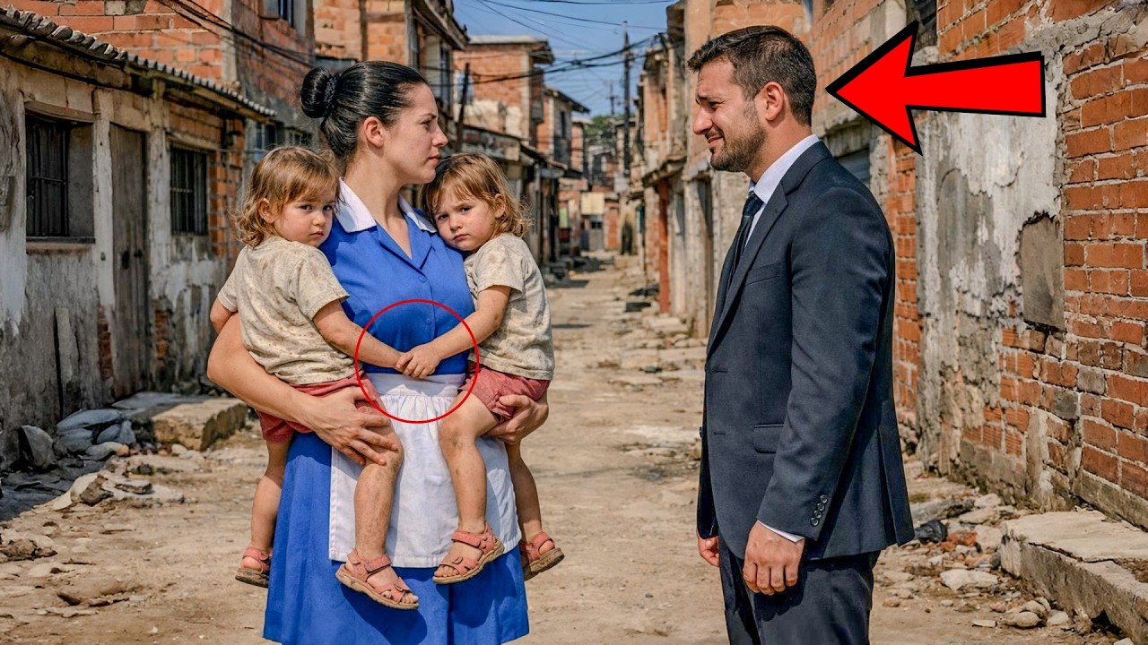 “ELAS SE PARECEM COM SUAS FILHAS…” DISSE A FAXINEIRA AO EMPRESÁRIO E A VERDADE EXPLODIU EM SEGUNDOS