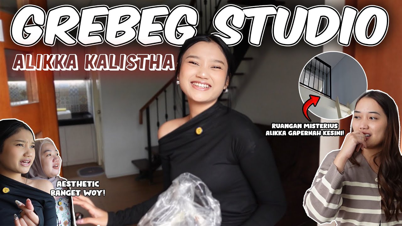 GREBEG STUDIO BARU @iniiliki GILE AESTHETIC BANGET!! ADA RUANGAN YANG ALIKKA BELOM PERNAH MASUK?!