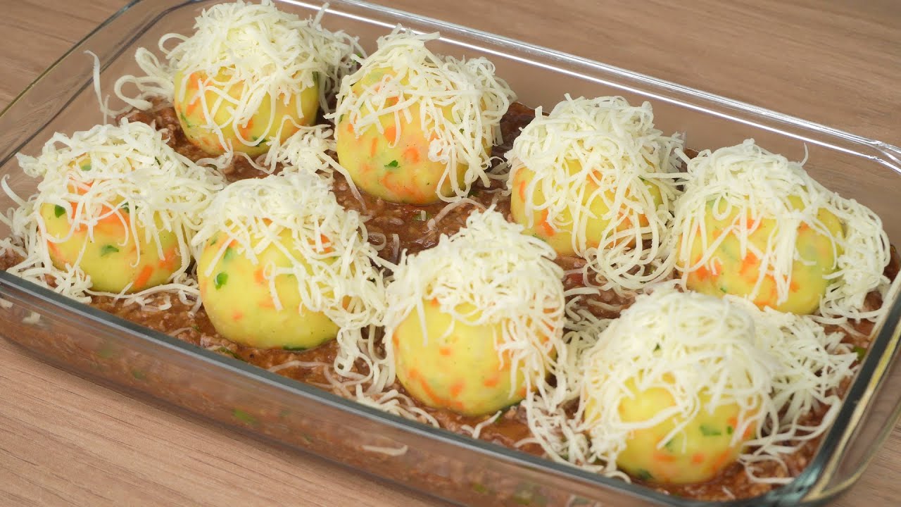 PURÊ DE BATATA RECHEADO I RECEITAS FÁCEIS E RÁPIDAS