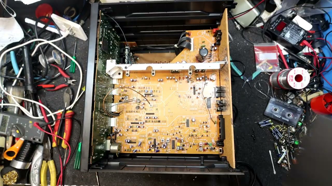 Panasonic SG-HM35L Audio Shelf System Faulty Tape Decks and Teardown